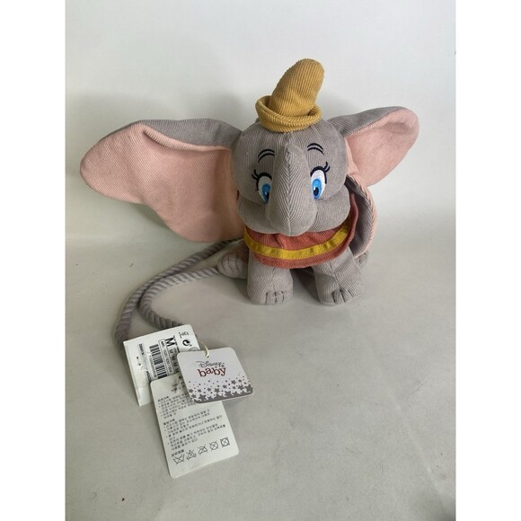 Disney Dumbo Small Corduroy Plush Crossbody Bag Purse NEW